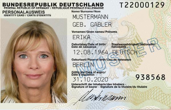 Logo neuer Personalausweis