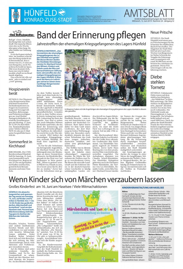 Amtsblatt vom 12.06.2019