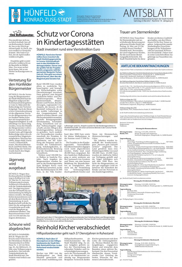 Amtsblatt vom 9.5.2021