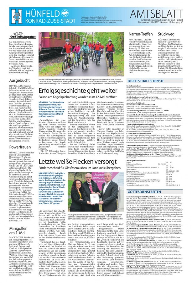 Amtsblatt vom 02.05.2019