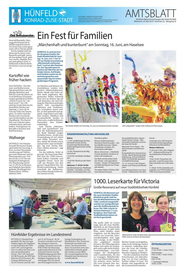 Amtsblatt vom 29.05.2019