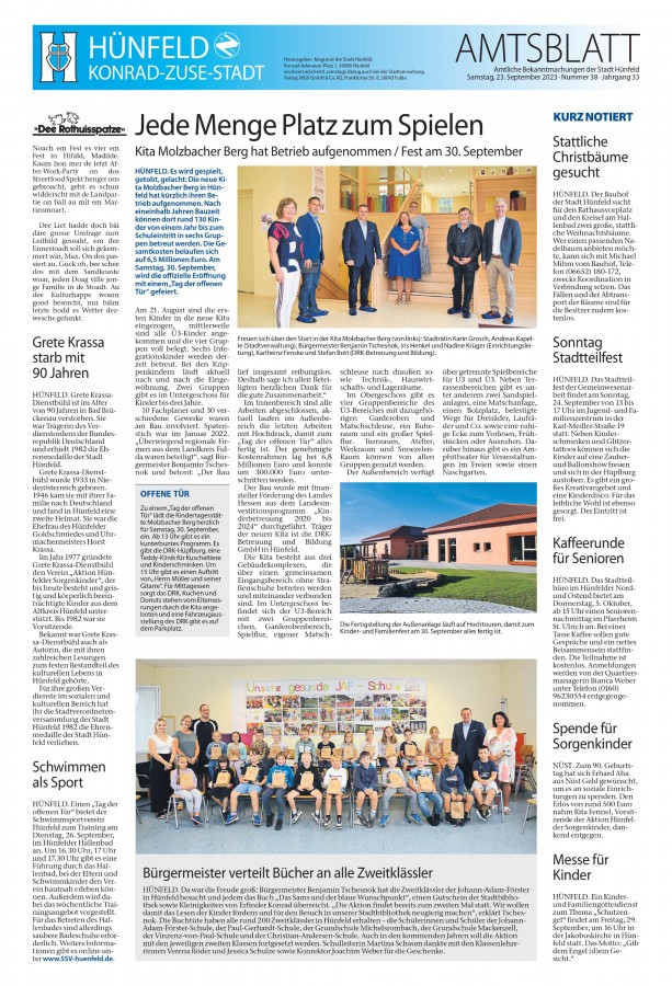 Amtsblatt vom 23. September 2023