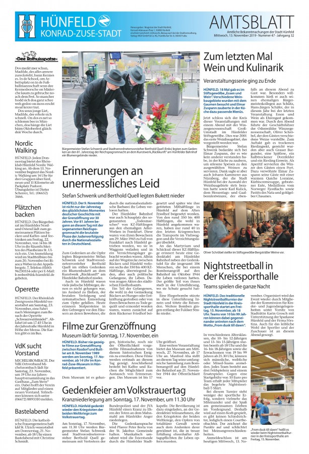 Amtsblatt vom 13.11.2019