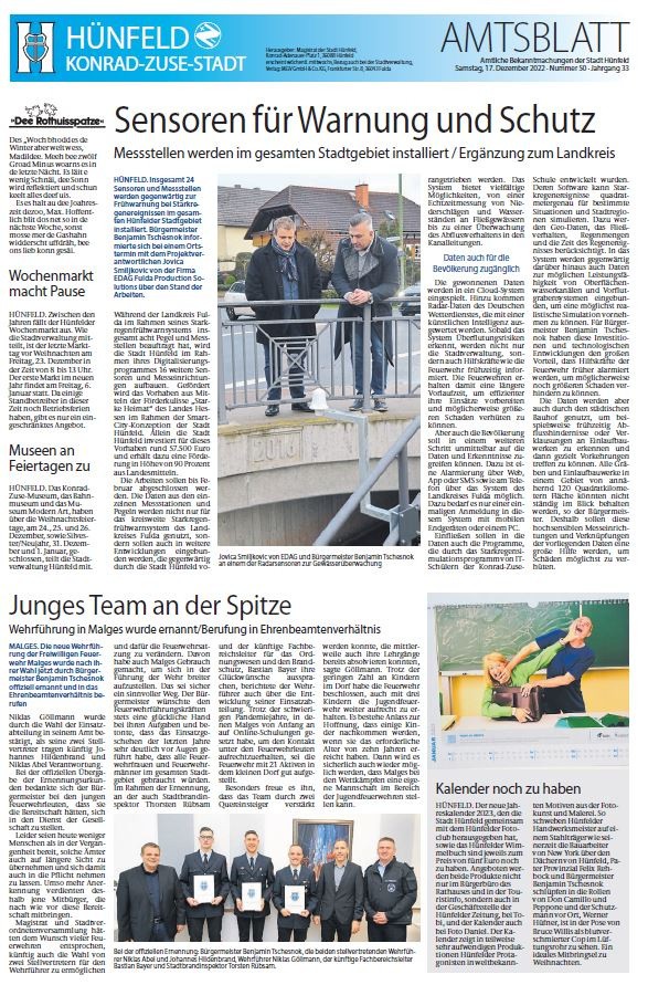 Amtsblatt vom 17. Dezember 2022