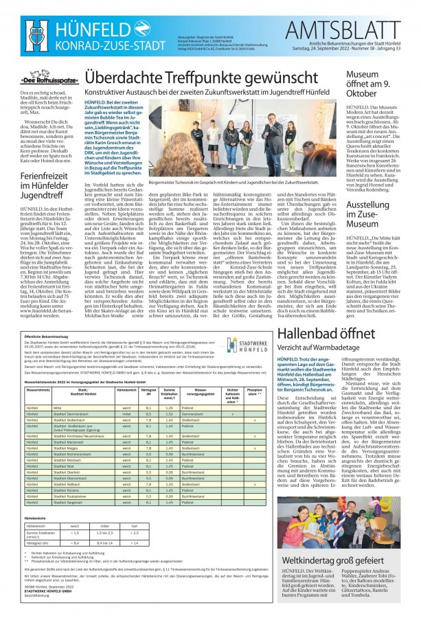 Amtsblatt vom 24. September 2022