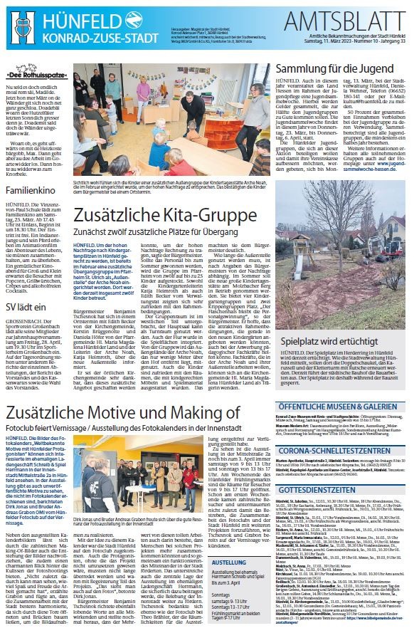 Amtsblatt vom 11. März 2023