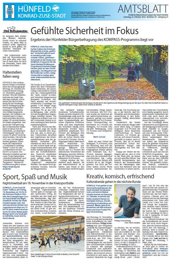 Amtsblatt vom 22.10.2022