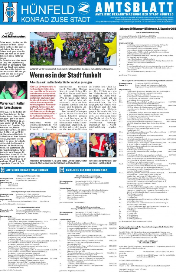 Amtsblatt vom 5. 12. 2018