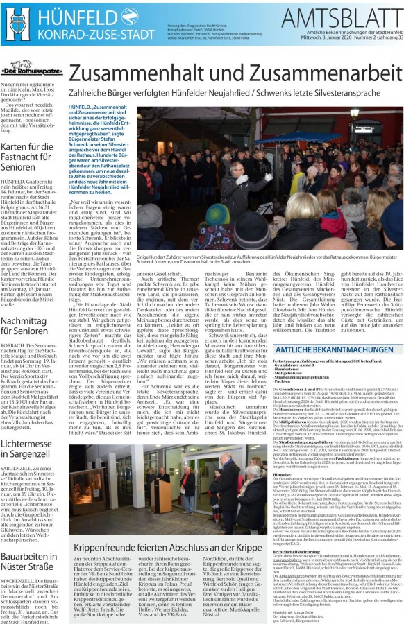 Amtsblatt vom 8.1.2020