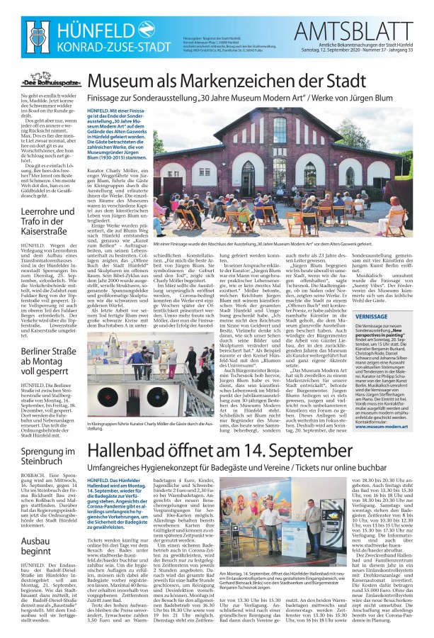 Amtsblatt vom 12.09.2020