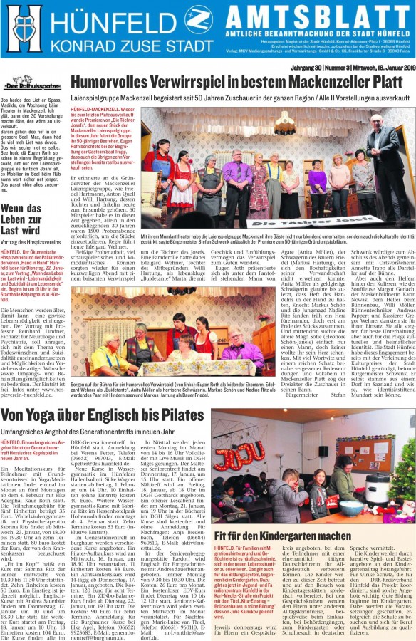 Amtsblatt vom 16.1.2019