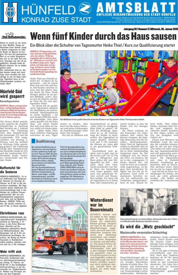 Hünfelder Amtsblatt vom 30.1.2019
