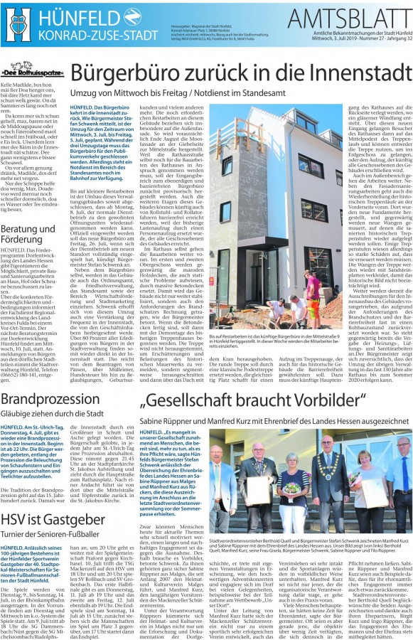 Amtsblatt vom 3.7.2019