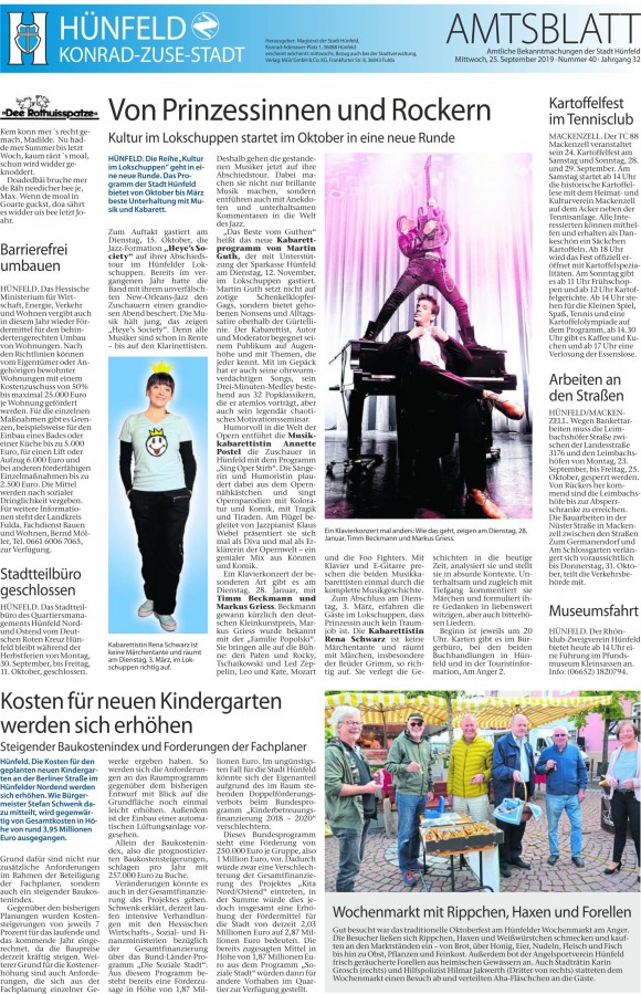 Amtsblatt vom 25.9.2019