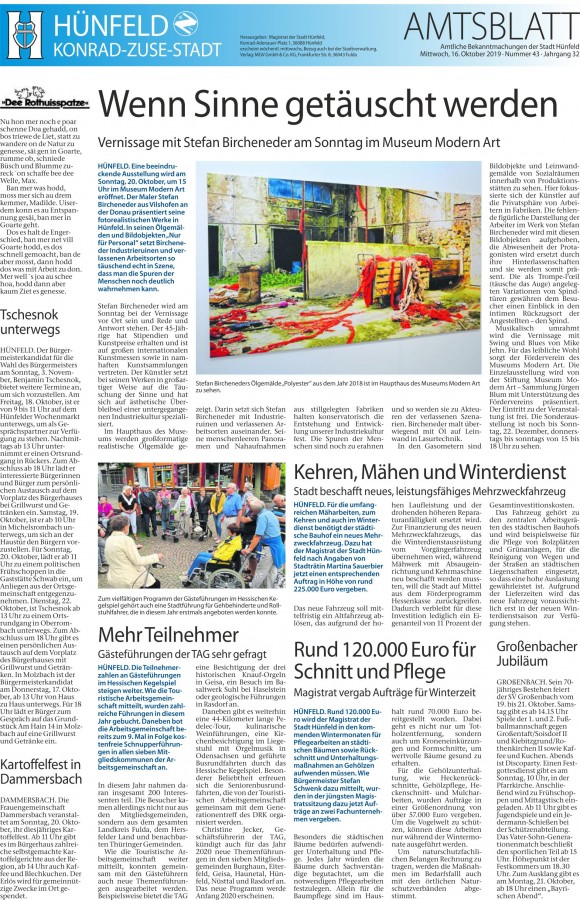 Amtsblatt vom 16.10.2019