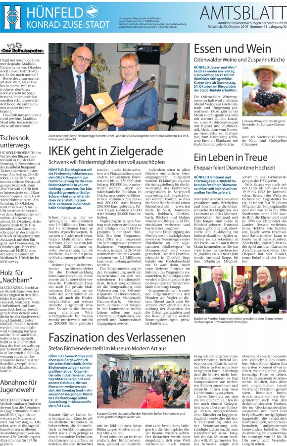 Amtsblatt vom 23.10.2019
