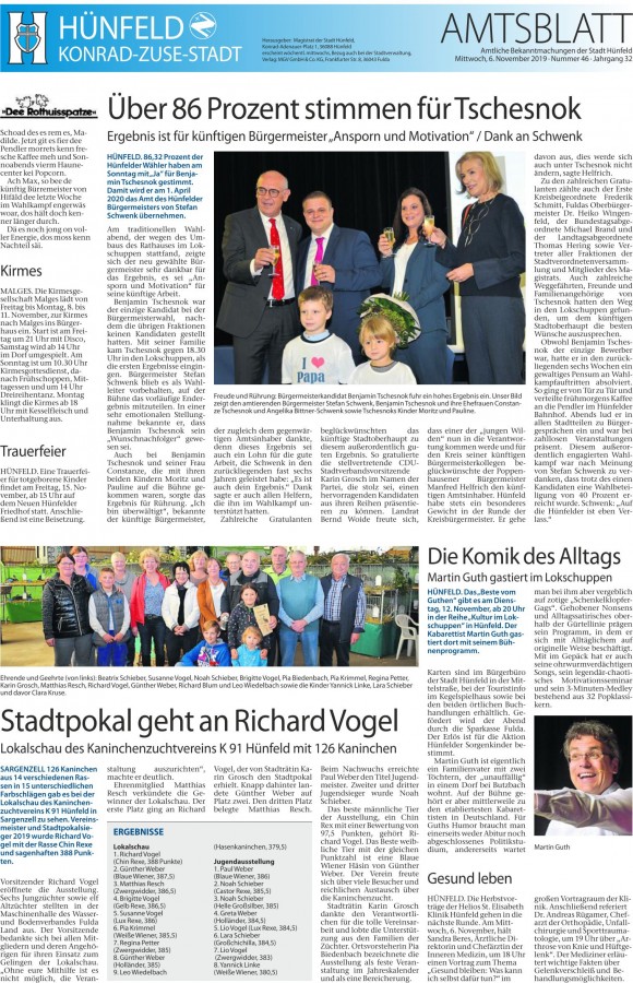 Amtsblatt vom 6.11.2019