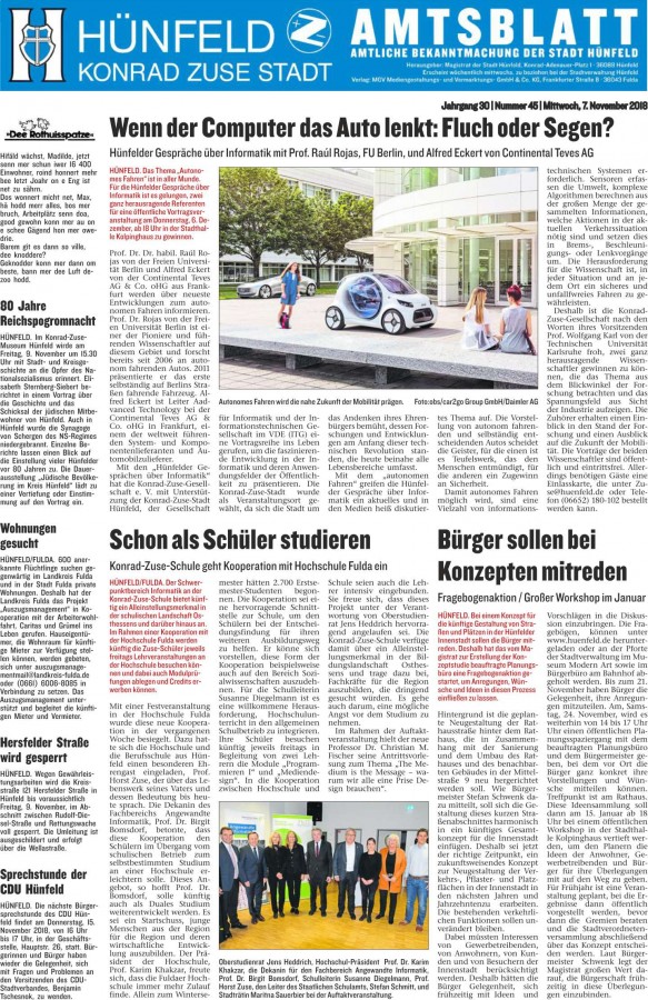 Amtsblatt vom 7.11.2018