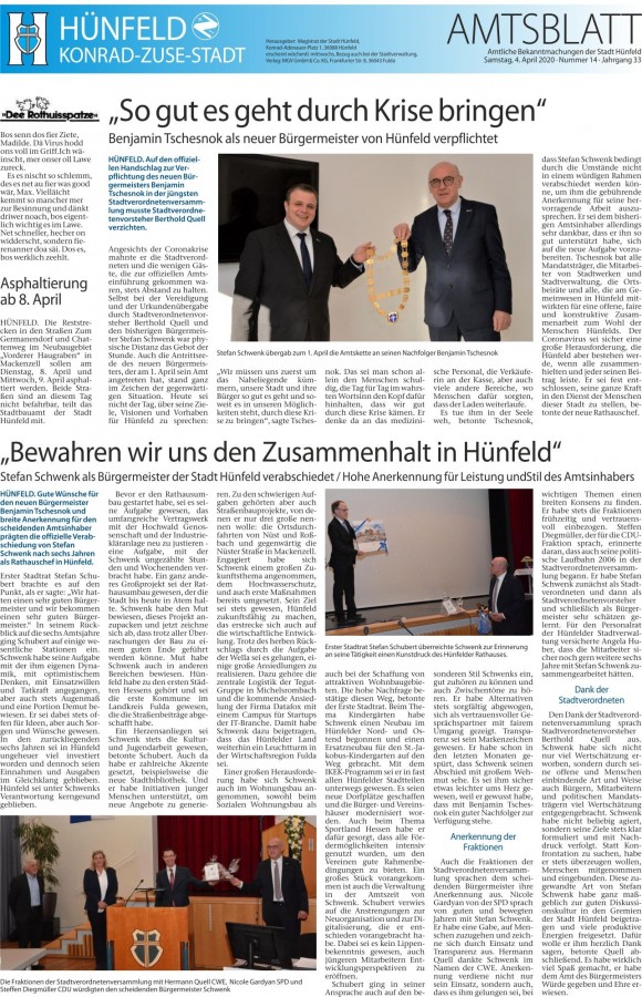Amtsblatt vom 4.4.2020