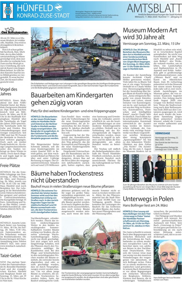Amtsblatt vom 11.3.2020