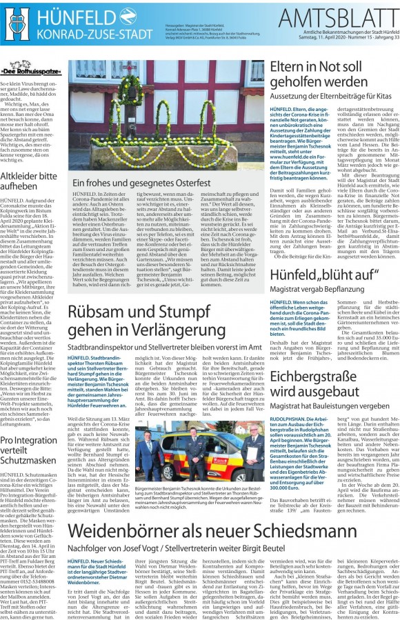 Amtsblatt vom 11.4.2020