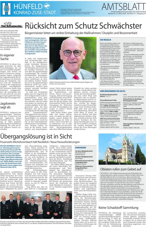 Amtsblatt 25.3.2020