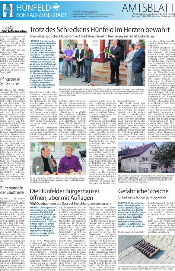 Amtsblatt vom 23.5.2020