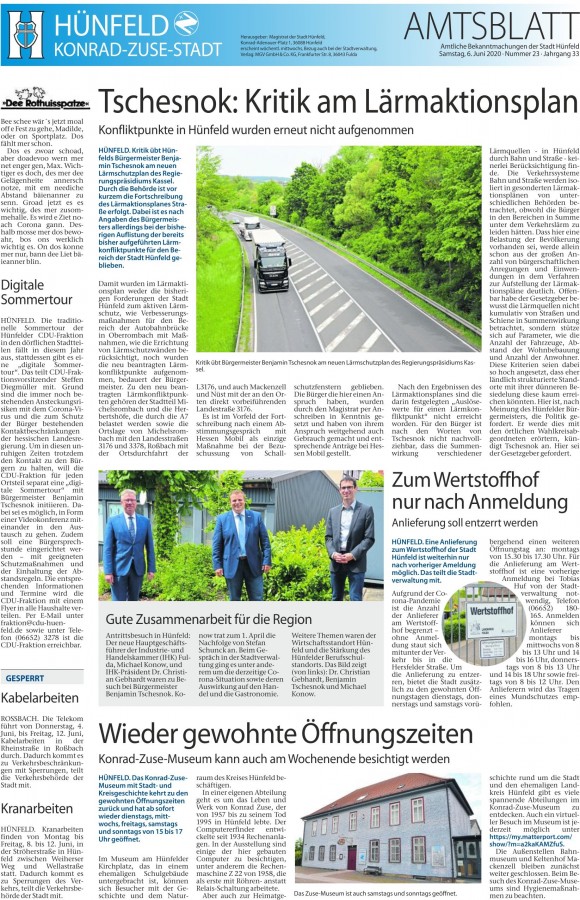Amtsblatt vom 6.6.2020