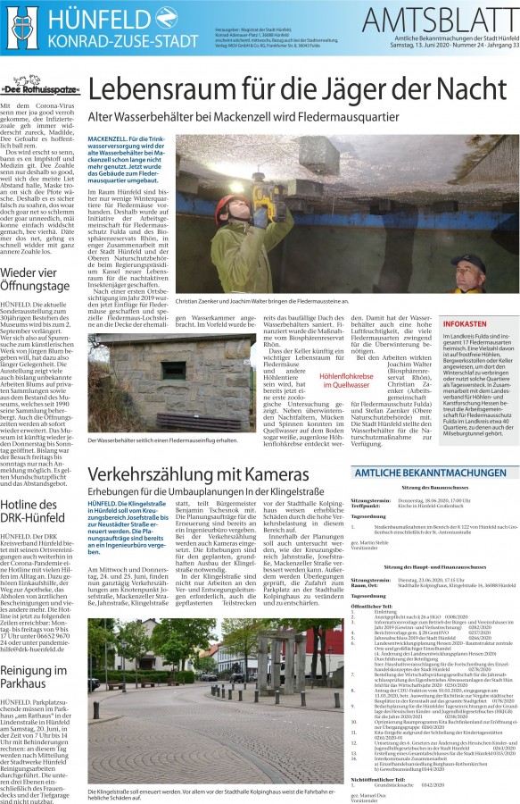 Amtsblatt vom 13.6.2020
