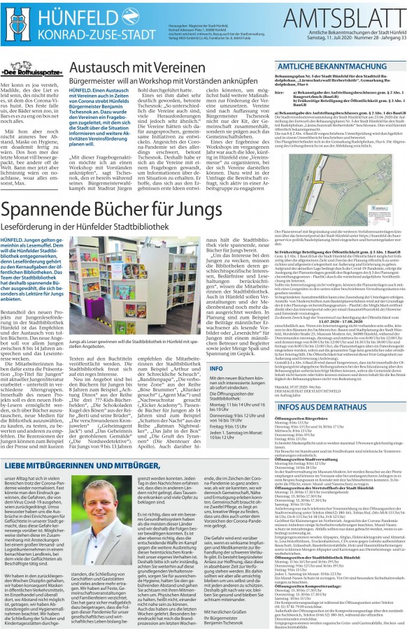 Amtsblatt vom 11.7.2020