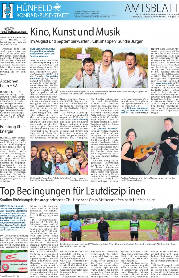 Amtsblatt vom 15.8.2020