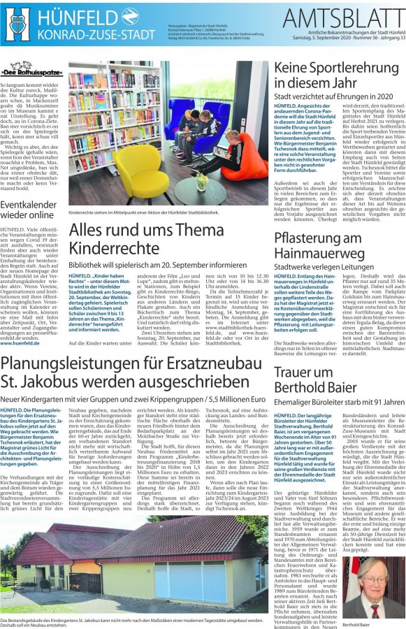 Amtsblatt vom 5.9.2020