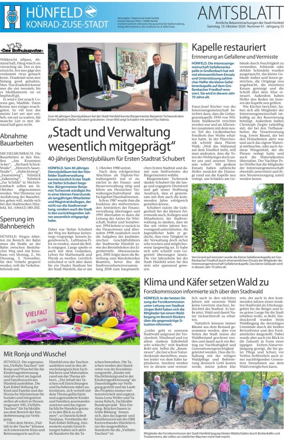Amtsblatt vom 10. Oktober