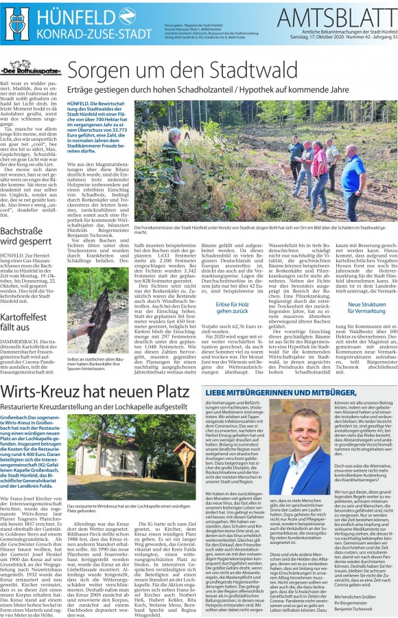 Amtsblatt vom 17.10.2020