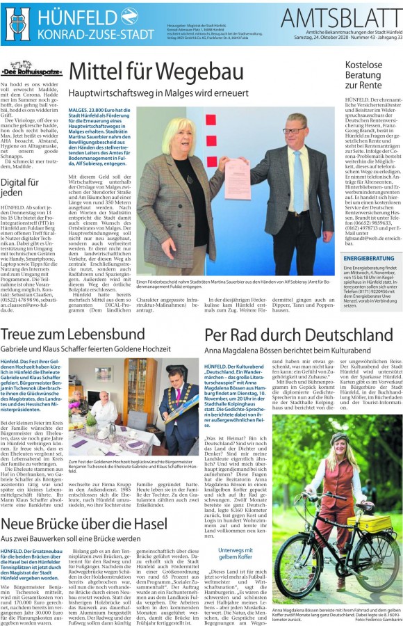 Amtsblatt vom 24.10.2020