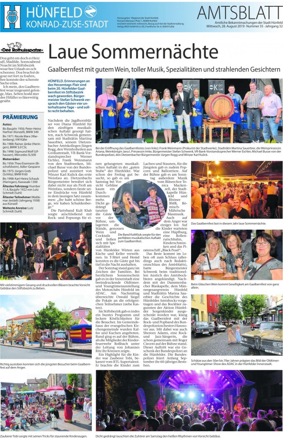 Amtsblatt vom 28.8.2019