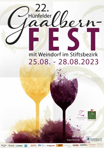 22. Hünfelder Gaalbernfest vom 25. bis 28.08.2023